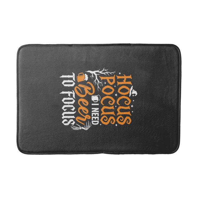 Hocus Pocus Bier Halloween Design_1 Badematte (Vorderseite)