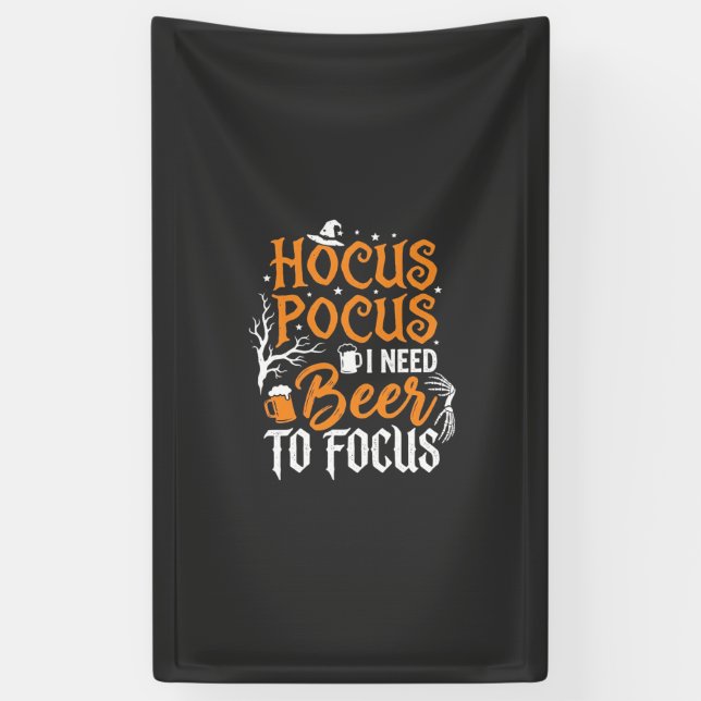 Hocus Pocus Bier Halloween Design_1 Banner (Vertikal)