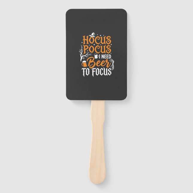 Hocus Pocus Bier Halloween Design_1 Fächer (Vorderseite)