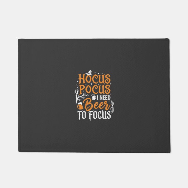 Hocus Pocus Bier Halloween Design_1 Fußmatte (Vorderseite)