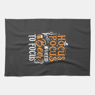 Hocus Pocus Bier Halloween Design_1 Geschirrtuch