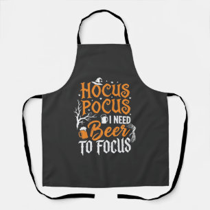 Hocus Pocus Bier Halloween Design_1 Schürze
