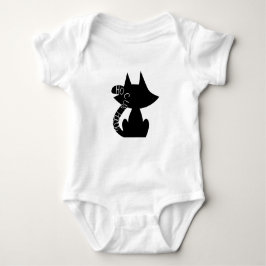 Hocus Pocus Black Cat Baby Strampler