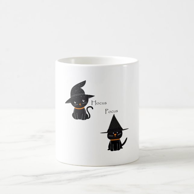 Hocus Pocus Black Cats Kaffeetasse (Mittel)