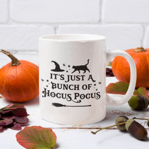Hocus Pocus Black Halloween Zitat Kaffeetasse