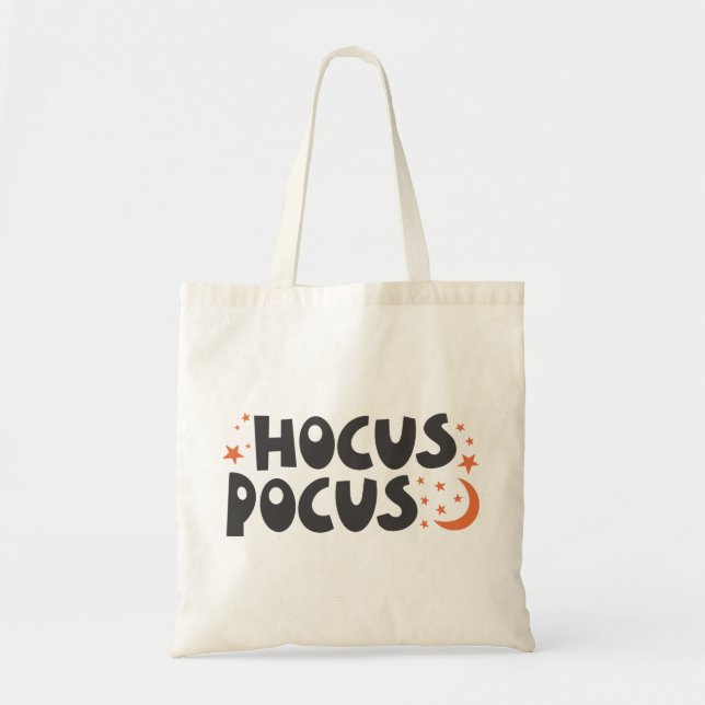 Hocus Pocus cat pumphalloween spooky Tragetasche (Vorne)