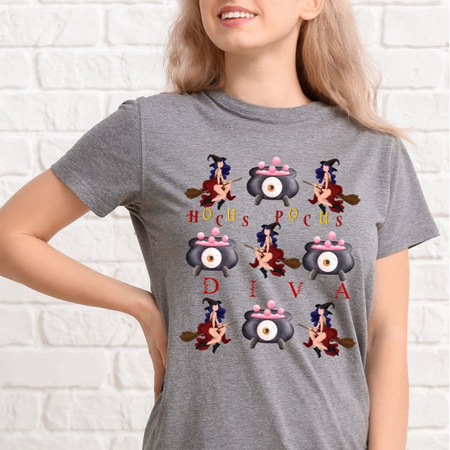 Hocus Pocus Diva Halloween Tri-Blend Shirt (Von Creator hochgeladen)