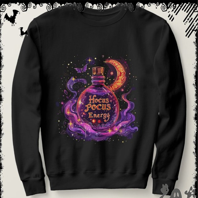 Hocus Pocus Energy | ExDesigner | Halloween Sweatshirt (Von Creator hochgeladen)