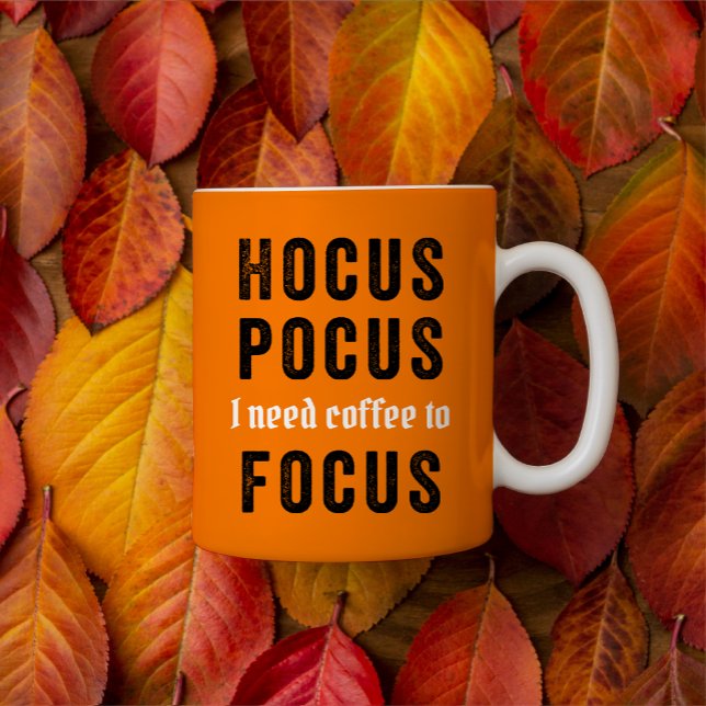 Hocus Pocus Focus Niedlich Funny Halloween Kaffee  Kaffeetasse (Von Creator hochgeladen)