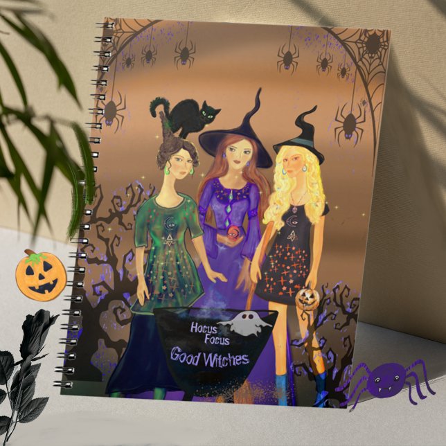 Hocus Pocus Good Hexen Halloween-Notebook Notizblock (Hocus Pocus Good Witches Halloween Notebook)