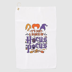Hocus Pocus Halloween Hexen Kessel Besen Katze M Golfhandtuch