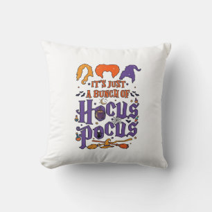 Hocus Pocus Halloween Hexen Kessel Besen Katze M Kissen