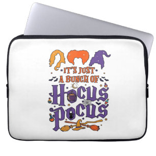 Hocus Pocus Halloween Hexen Kessel Besen Katze M Laptopschutzhülle