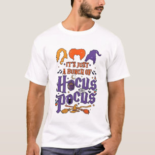 Hocus Pocus Halloween Hexen Kessel Besen Katze M T-Shirt