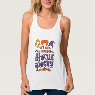 Hocus Pocus Halloween Hexen Kessel Besen Katze M Tank Top