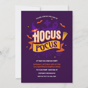 Hocus Pocus Halloween-Party Einladung