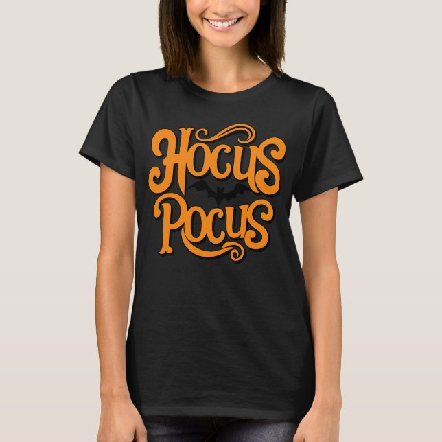 Hocus Pocus Halloween T-Shirt (Vorderseite)