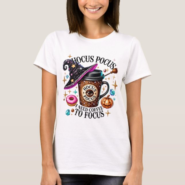 Hocus Pocus Halloween T-Shirt (Vorderseite)