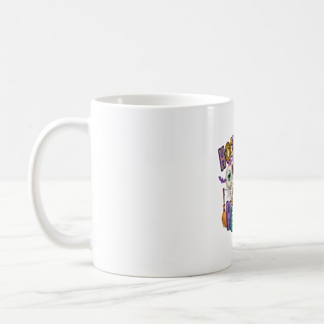Hocus Pocus Heifer Halloween Kuh Kaffeetasse (Links)