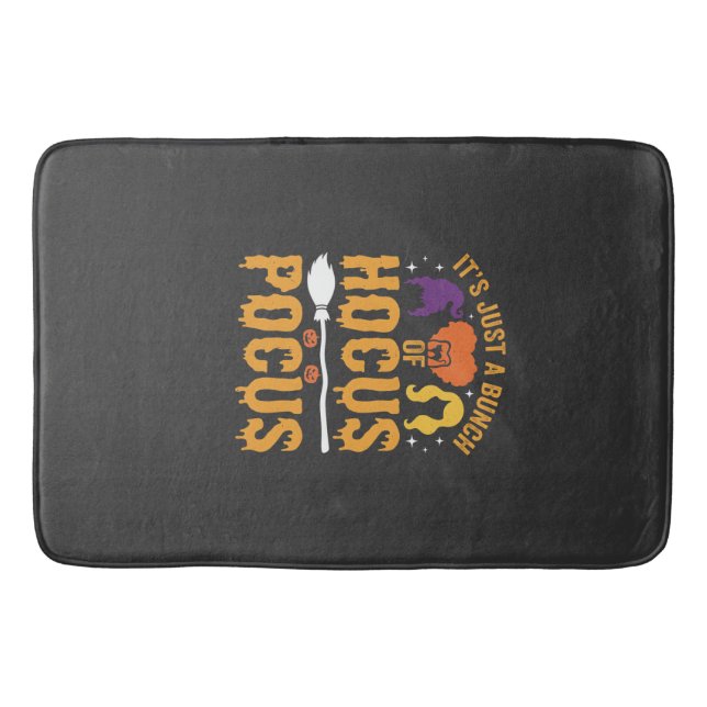 Hocus Pocus Hexe Halloween Vektor Design Badematte (Vorderseite)