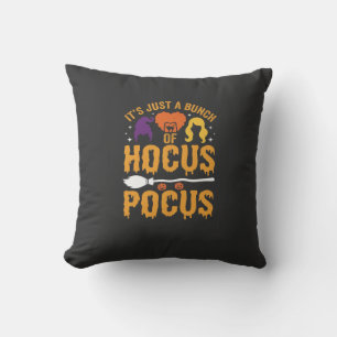 Hocus Pocus Hexe Halloween Vektor Design Kissen