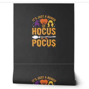 Hocus Pocus Hexe Halloween Vektor Design Tapete