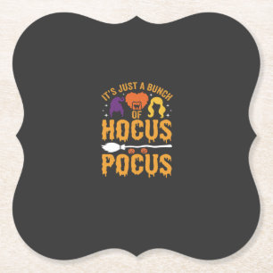 Hocus Pocus Hexe Halloween Vektor Design Untersetzer