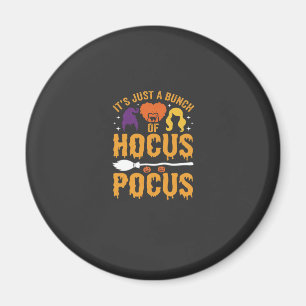 Hocus Pocus Hexe Halloween Vektordesign Magnet