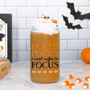 Hocus Pocus I brauche Kaffee zum Fokus Dosenglas