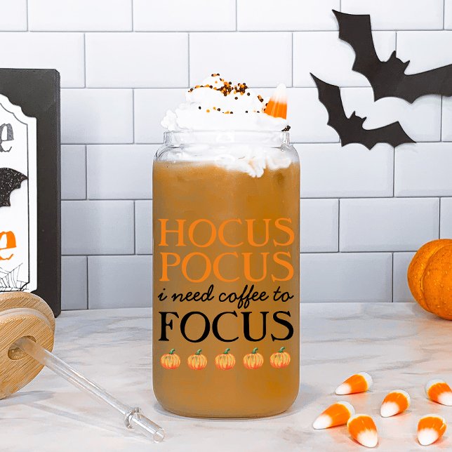 Hocus Pocus I brauche Kaffee zum Fokus Dosenglas (Von Creator hochgeladen)