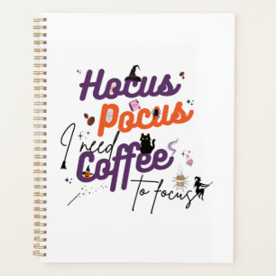 Hocus Pocus I brauche Kaffee zum Fokus Planer