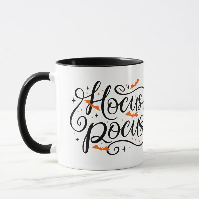 Hocus Pocus I brauche Kaffee zum Fokus Tasse (Links)