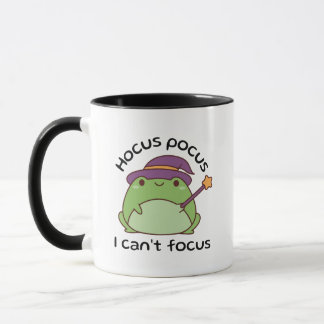 Hocus Pocus I Can’t Focus Frog Tasse