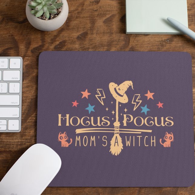 Hocus Pocus Mama Mousepad (Hocus Pocus, Mom's a Witch Mousepad Cover from The Beekeeper Store)