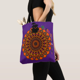 Hocus Pocus Mandala Halloween-Tasche -Handgezeichn