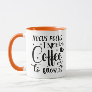 Hocus Pocus Modern Funny Coffee Halloween Tasse