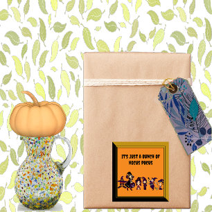 Hocus Pocus Niedlich Halloween Hexenparade Spooky  Quadratischer Aufkleber