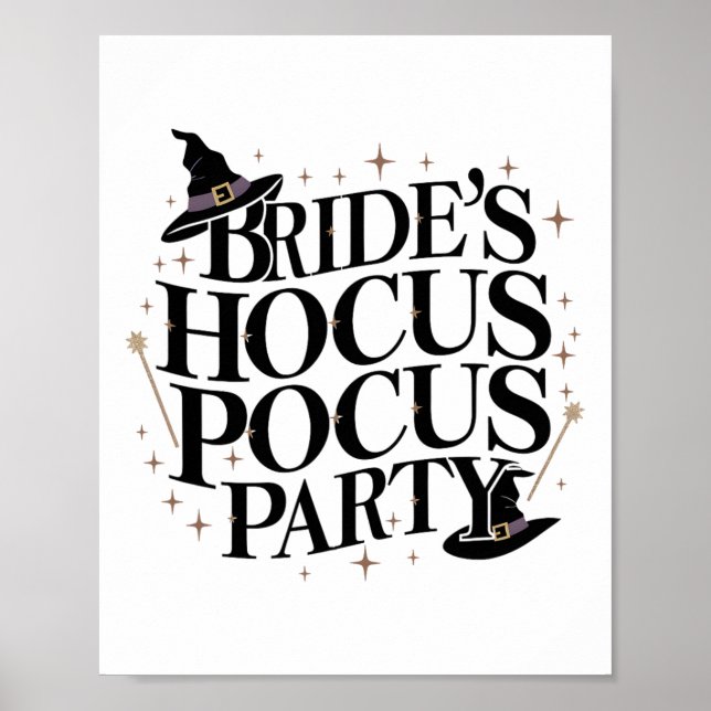 Hocus Pocus Party Bachelorette Halloween 1 Poster (Vorne)