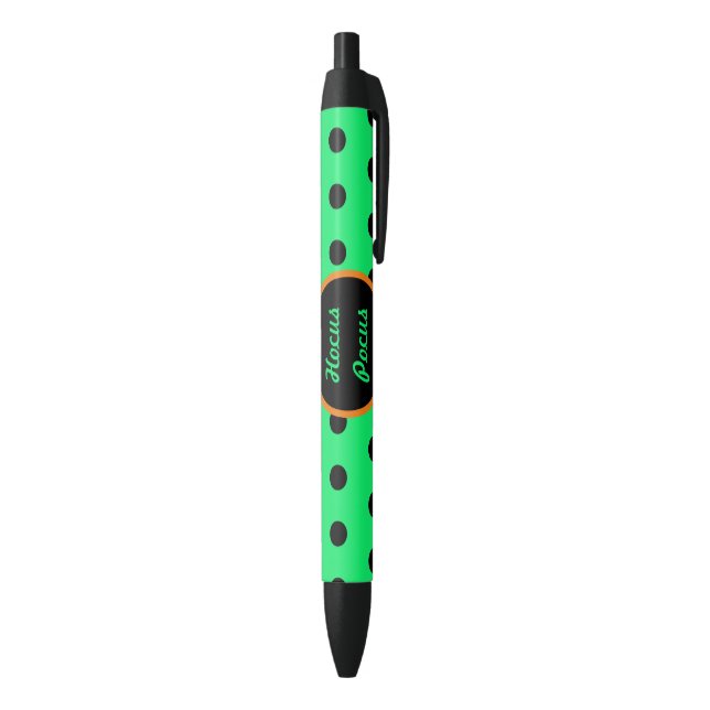 Hocus Pocus Pens (Neon Green & Black) Kugelschreiber (Unterseite (Vertikal))