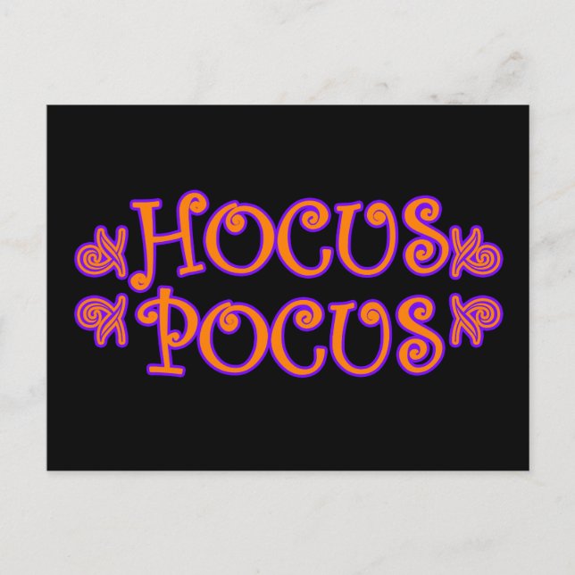 Hocus Pocus Postkarte (Vorderseite)