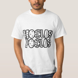 Hocus Pocus Retro-Typografie-T-Shirt - Minimalisti T-Shirt