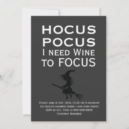 HOCUS POCUS Rotzunge Halloween-Party Einladung