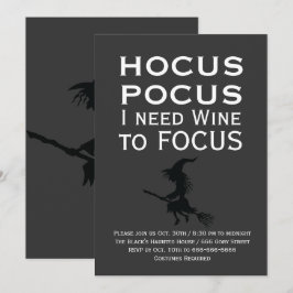 HOCUS POCUS Rotzunge Halloween-Party Einladung