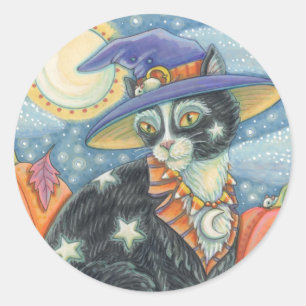 HOCUS POCUS SCHWARZE KATZWITZ, HALLOWEEN STICKERS
