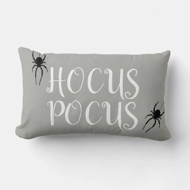 Hocus Pocus Spider Halloween Kissen (Vorderseite)