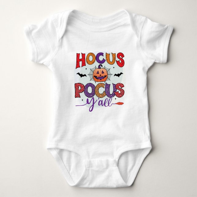 Hocus Pocus Y'All Baby Bodysuit Baby Strampler (Vorderseite)
