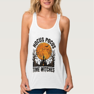 Hocus Pocus Zeit Hexen Vintage Halloween-Shirt D Tank Top