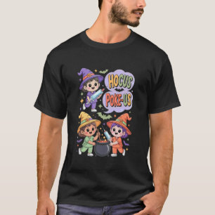 Hocus Poke-Us Krankenschwester Hexe Halloween Kost T-Shirt
