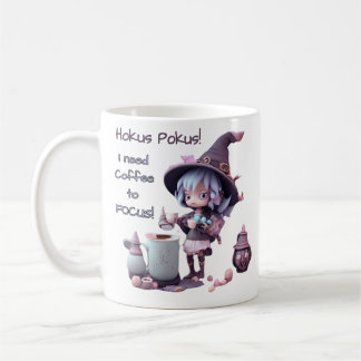Hocus Pokus Ich brauche Kaffee zu FOCUS! Mug Kaffeetasse