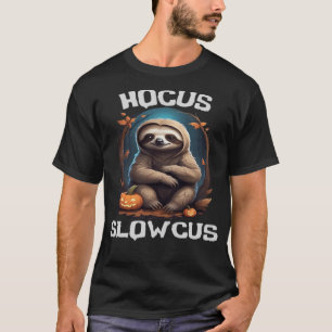 Hocus Slowcus Faultierliebhaber Halloween-Kostüm-T T-Shirt